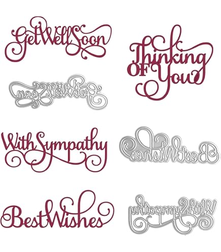 Door Sentiments Metal Cutting Dies And Clear Stamp Set Scrapbooking