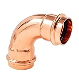 Linhdor Press 90-Degree Copper Elbow – Lead-Free