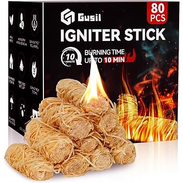 Pack De 288 Allume-feux Carrés En Bois Naturel - Pour Poêle, Cheminée, Barbecue, Campfire