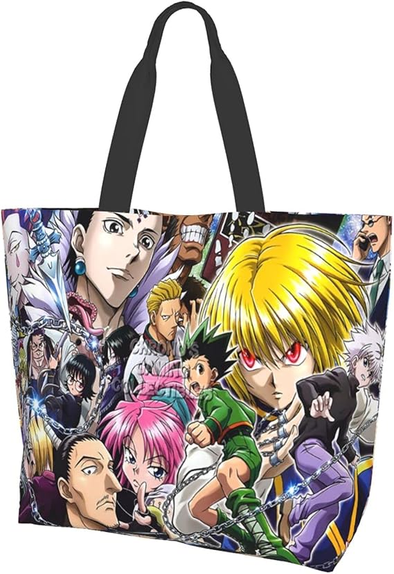 Hunter X Hunter Totes Bag Women's Shoulder Handbags Big Capacity Shopping Bag Amazon.co.uk