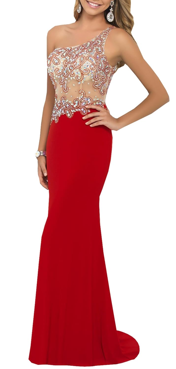 jersey knit prom dresses