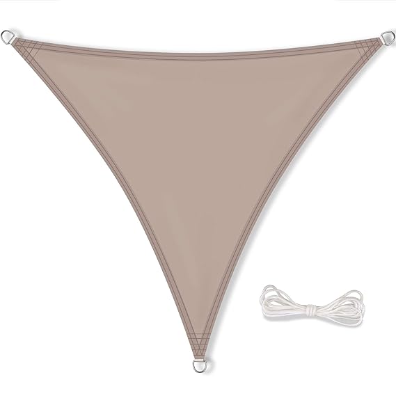 CelinaSun Sonnensegel, Sonnenschutz Garten Balkon und Terrasse PES Polyester Wetterschutz wasserabweisend imprägniert Schatte