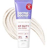 DERMAdoctor KP Bump Eraser Body Scrub, 10% AHAs + PHAs, Rough &amp; Bumpy Skin | Dermatologist-Formulated Keratosis Pilaris Exfoliator for Strawberry Skin, Chicken Skin &amp; Uneven Texture, Arms &amp; Thighs