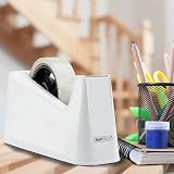 Rapesco 1486 500 Heavy Duty Tape Dispenser White with 2 Tape Rolls view 5