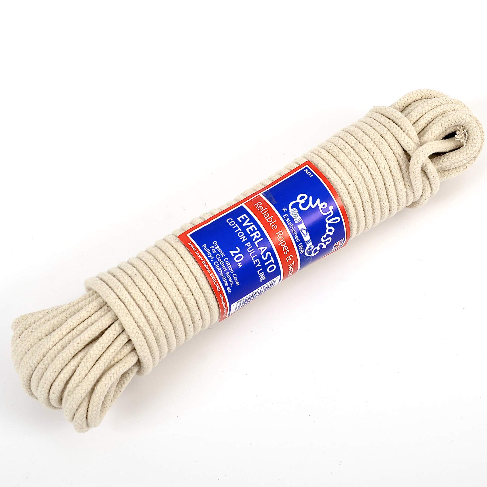Everlasto Natural Cotton Pulley Line Sash Cord 5.5mm x 30m