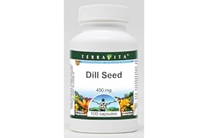 TERRAVITA Dill Seed - 450 mg (100 Capsules, ZIN: 518588) - 3 Pack