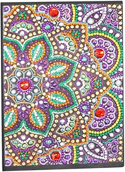 Amazon Com Notebook With Diamond Painting Cover A5 Blank Leather