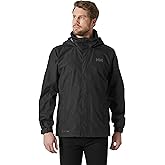 Helly Hansen Men's Dubliner Jacket Waterproof, Windproof, Breathable Shell Rain Coat with Packable Hood