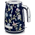 Laura Ashley Stainless Steel Electric Kettle 1.7 Liter - 1500W Rapid Boil Electric Kettles for Boiling Water - Electric Tea Kettles Automatic Shut Off - Overheat & Boil Dry Protection Jug Kettle
