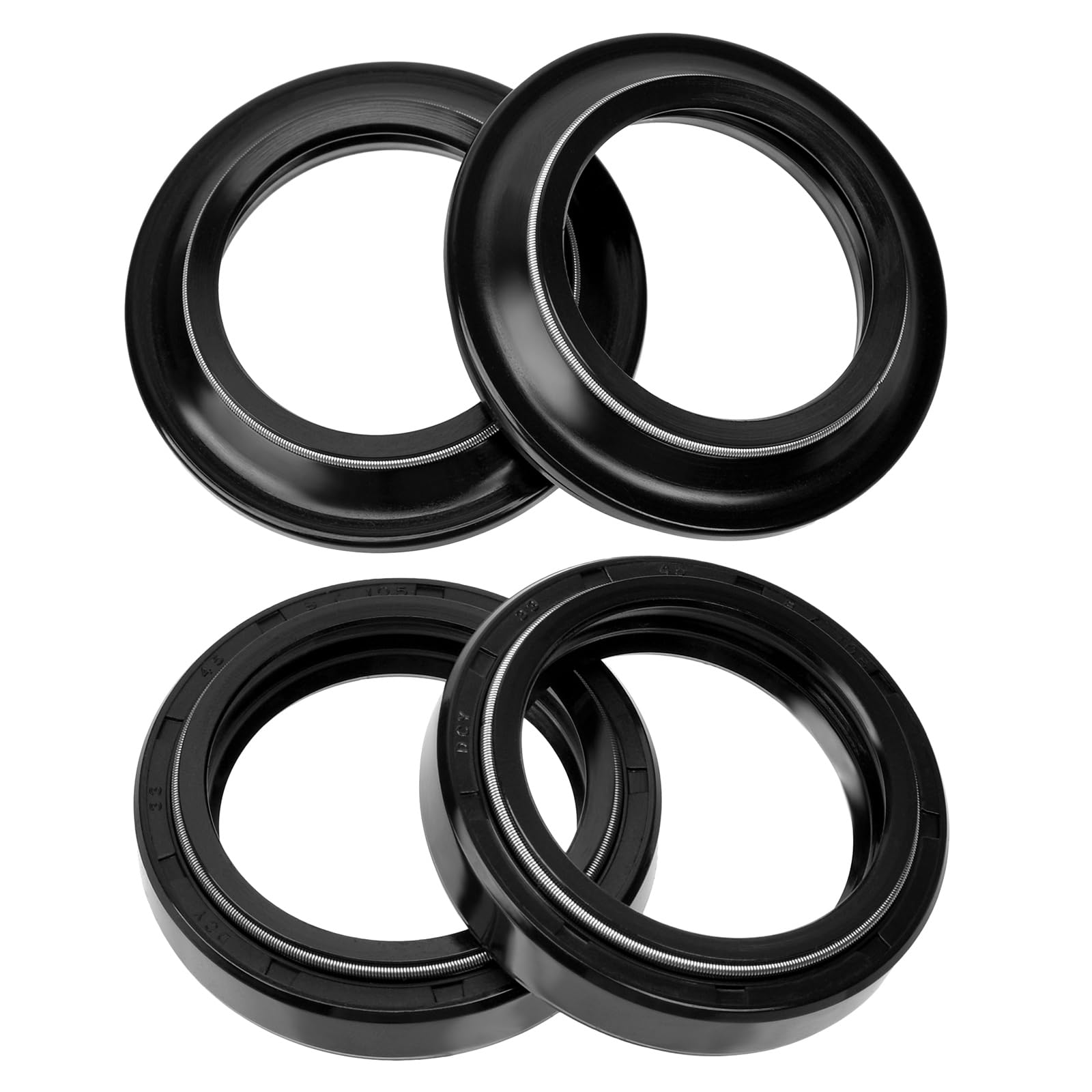 Photo 1 of 49mm Fork Seals Kit For Harley Road King Classic FLHRC FLHC FLHCS FXDB FXDC FXBB FXCW FXLR FXSB FXDF FXDL V-Rod VRSCA VRSCAW 49x60x11 mm