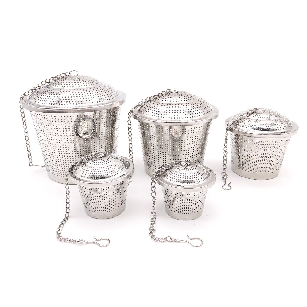 BITEYI Tea Infuser Stainless Steel Extra Fine Mesh Tea Strainer Tea Filter with Hook for Loose Leaf Teas (Set of 5) — image 1