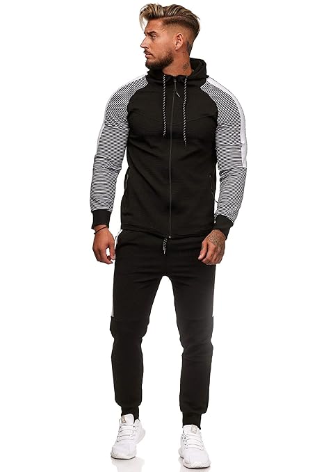 OneRedox Herren Jogginganzug Sportanzug Modell 1121