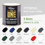 THE ONE All-In-One Paint & Primer Light Grey Satin 250 ml view 6