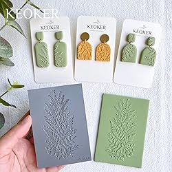 Keoker Polymer Clay Texture Sheets, Clay Texture