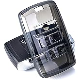 for Land Rover Key Fob Cover TPU 5 Buttons Car Key Fob Case Fit for 2018-2023 Land Rover Range Rover Evoque Vogue Discovery 5 Sport Jaguar E I-PACE Car Remote Key Case Shell Protector(Black)