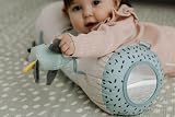 Nuby Animal Adventures Tummy Time Pillow 0M+ Interactive Mirror Plush view 3