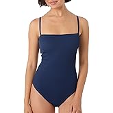Roxy Women's Roxy Women’s One Piece Swimsuit – Bandeau Bathing Suit, Tummy Control, Removable Cups, Quick-Dry Fabric