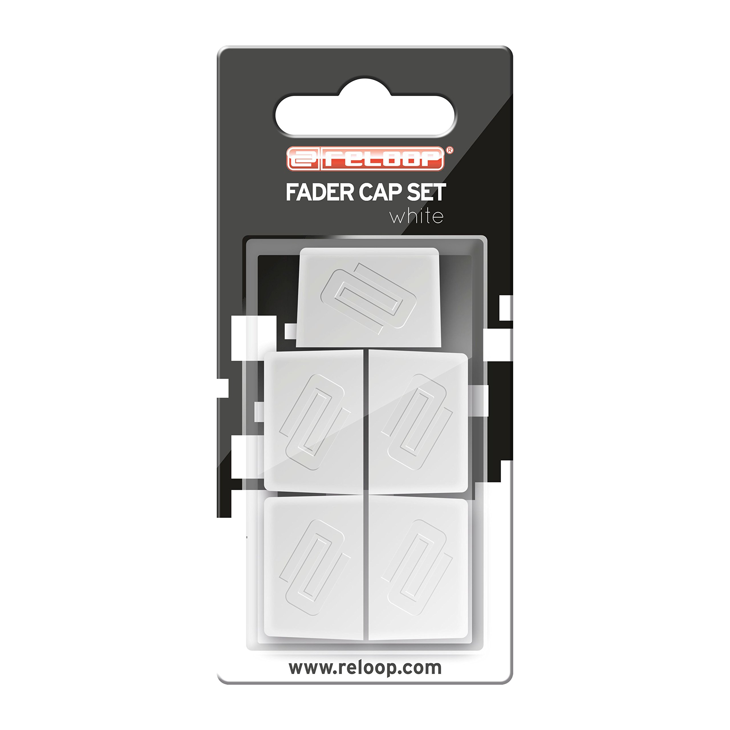 Reloop Fader Cap Set replacement fader cap for DJ mixer (White)