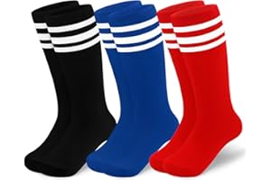 SARFEL Toddler Soccer Socks Kids Soccer Socks Youth Soccer Socks Kids Baseball Socks Girls Softball Socks Boys Football Socks