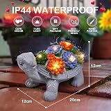 Eletorot Garden Solar Turtle with LED Lights Plant Ornament view 3