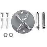 Faswin Wall Mount Bracket for Suspension Straps. Wall and Ceiling Mount for Suspension Straps, Olympic Rings, Body Weight Strength Training Systems, Yoga Swings & Boxing Equipment