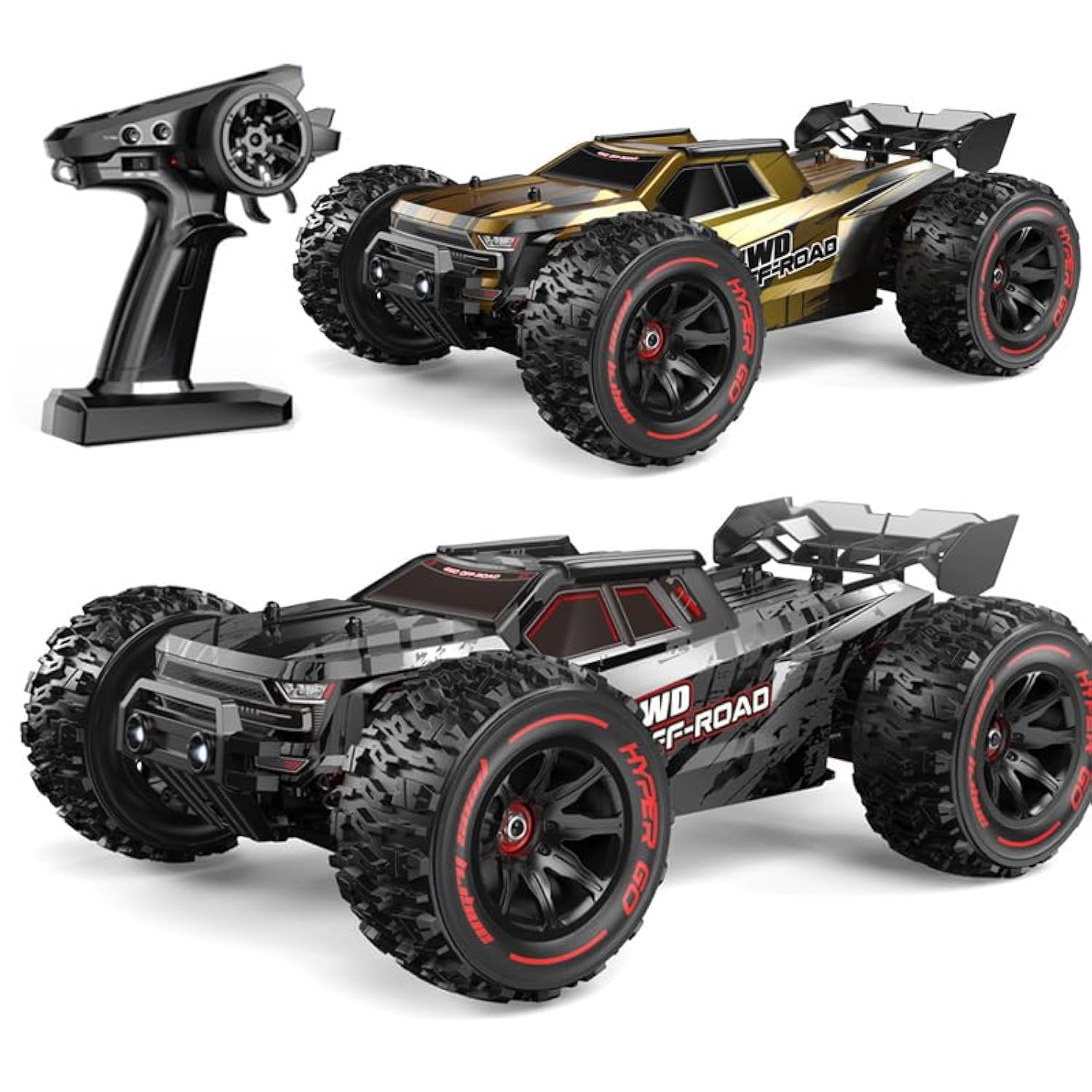 Photo 1 of TesPower MJX Hyper Go 14210 Brushless RC Cars for Adults,1/14 High-Speed 55KMH Fast RC Truck, 4wd Offroad Electric Powered Remote Control Cars Gift for Boys with 2 Shells