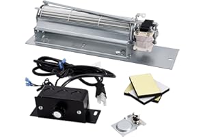 CRIDITPID FK24 Fireplace Blower Kit for Majestic, Martin, Temco, Vermont Castings Fireplace 36BDVR, 36BDVRRN, 36LDVRRN, 36BDVT, 33BDVR, 39BDVR, DV360, DVRT36, 36LDVT, FK24 54103 Blower Fan Kit for Rotom HB-RB65