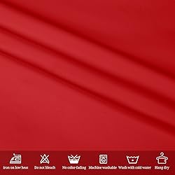 REWOMC 10 Pack Polyester Tablecloth 60 x 102 Inch