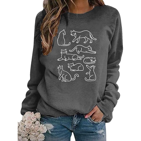 XLXUXU Crop Tops For Girls Kids Cute Aesthetic Cartoon Graphic Sweatshirt Teen Long Sleeve T-Shirts, Pink-love, 6-8 Years