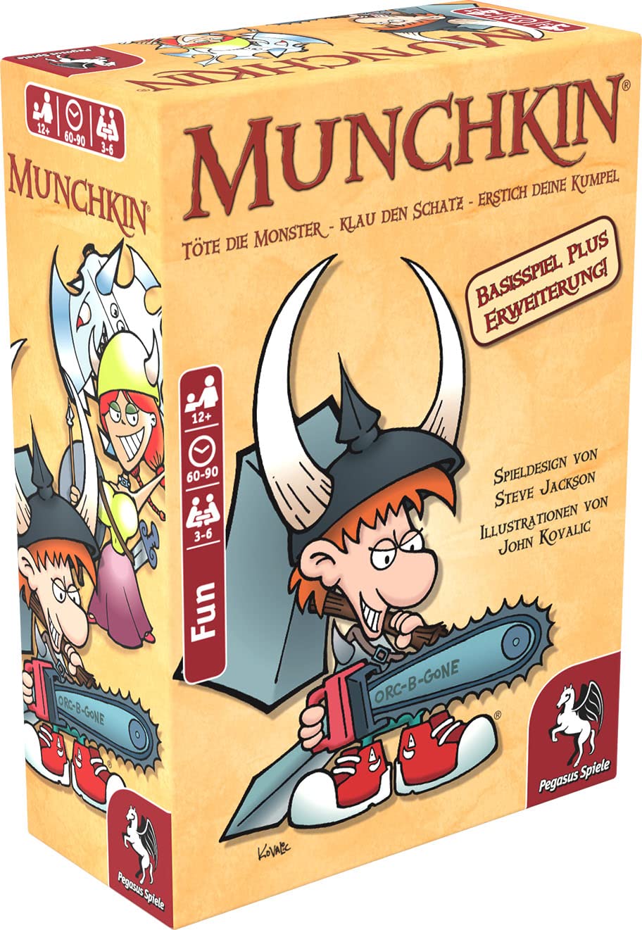 Pegasus Spiele 17222G - Munchkin 1+2