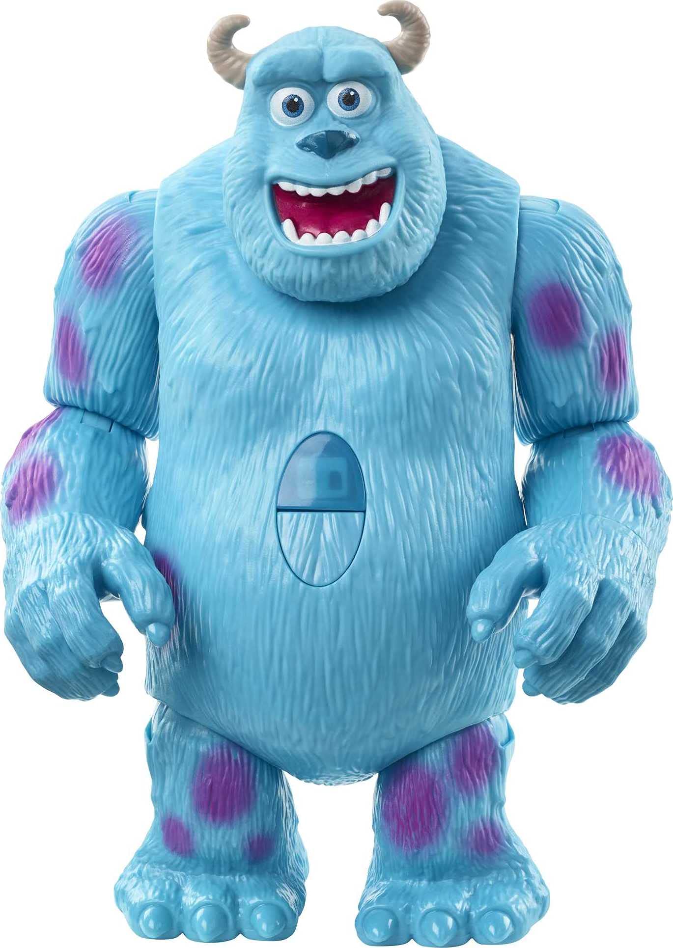 ​Pixar Interactables Sulley Talking Action Figure, 8-in / 20.3-cm Tall Posable Movie Character Toy, Interacts with Other Figures, Kids Gift Ages 3 Years & Older