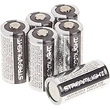Streamlight 85180 CR123A Lithium Batteries, 6-Pack