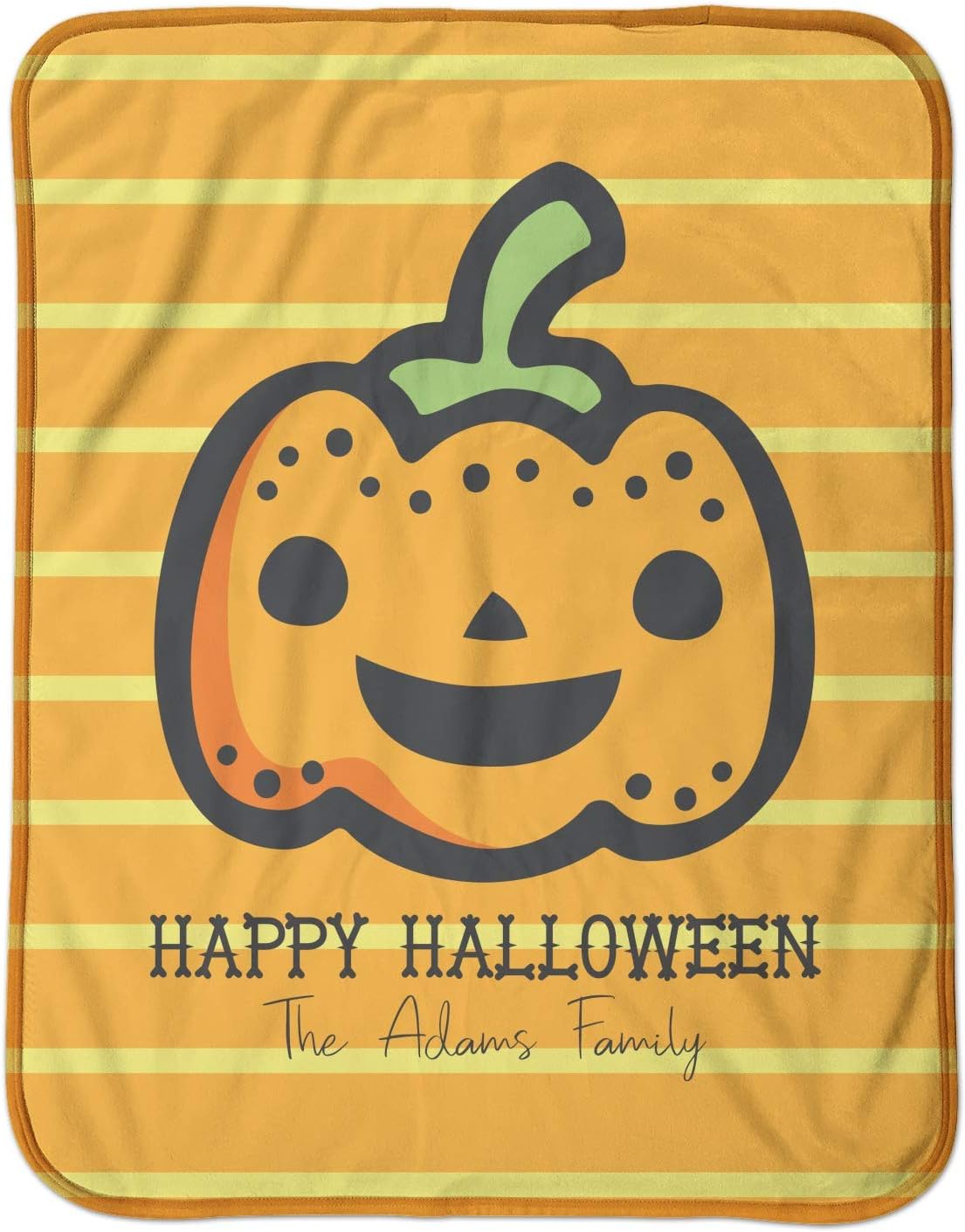 halloween baby blanket
