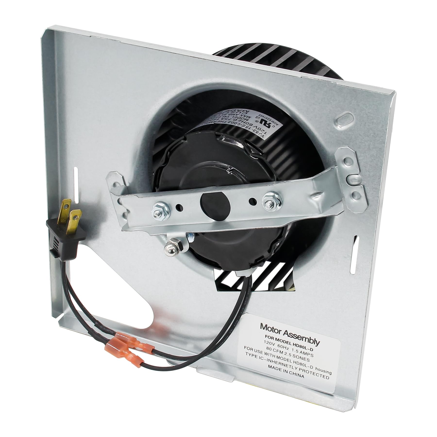 Photo 1 of *MINOR DAMAGE - USED*
yrjns S97015162 Upgrade Motor Assembly Compatible with Broan NuTone Bathroom Exhaust Fans with 8" x 8-1/4" Housing, Replacement for 678-G/2678F-A, 683-C, 676-D, 763, 684-D Series Bathroom Exhaust Fan