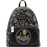 Loungefly Harry Potter All Over Print Women's Double Strap Shoulder Bag Purse
