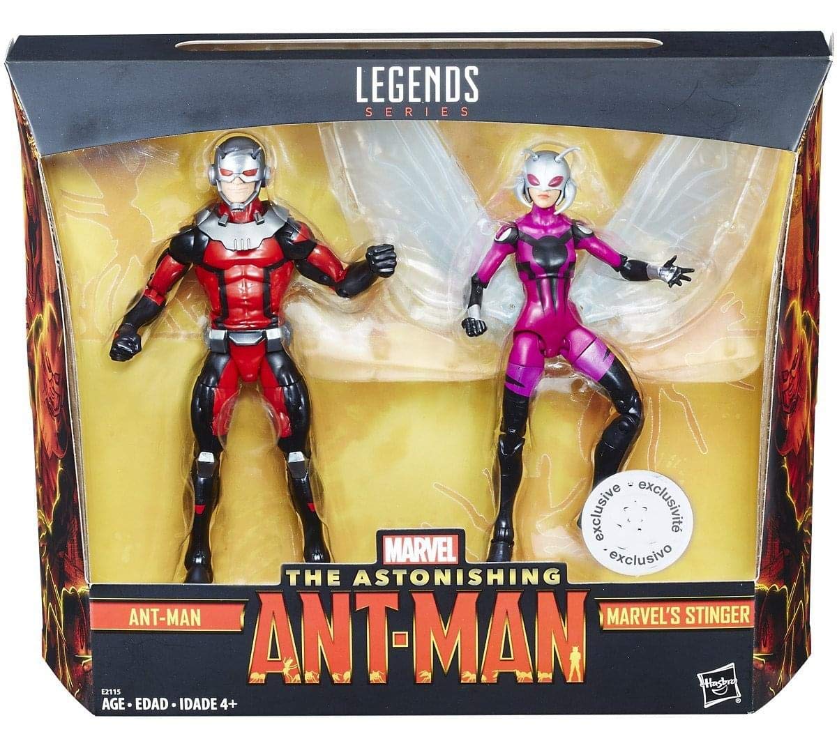 Marvel Legends AntMan and Stinger 6Inch Action Figures 2Pack Toys