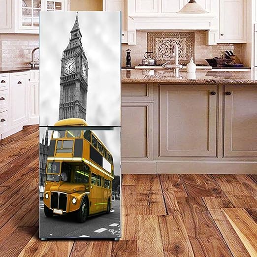 HYMY Pegatinas para El Refrigerador DIY Pegatinas para La Puerta ...