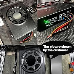 litillbuly 10 Inch 800W Car Subwoofer,Slim Under