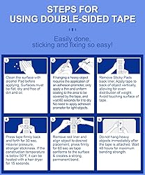 PHIXBEAR Double Sided Sticky Pads,Made of 3M