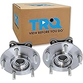 TRQ Front Driver and Passenger Side Wheel Bearing and Hub Assembly Set 2 Piece Compatible with 14-18 Mazda 3 Japan Built Models 1st VIN Digit J 14-18 3 Mexico Built Models 1st VIN Digit 3 16-21 CX-3