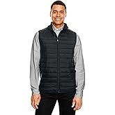 Ash City - Core 365 Men's Prevail Packable Puffer Vest L BLACK