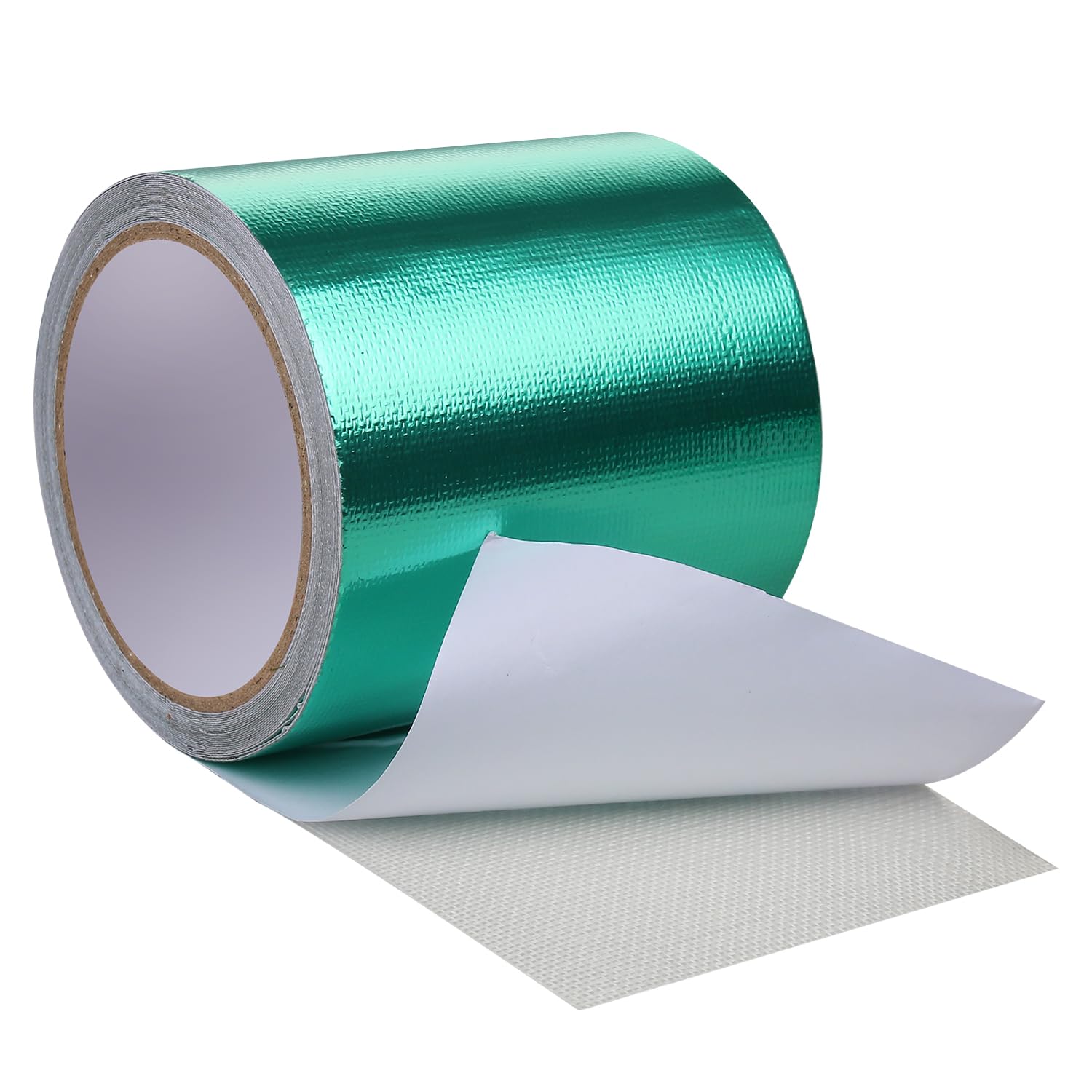 Hosifiy PVC Tarpaulin Tape, 8m x 10cm PVC Tarpaulin Repair Tape for PVC Coated Parasol, Truck Tarpaulin, Nylon, Tent, Awning Fabric Green