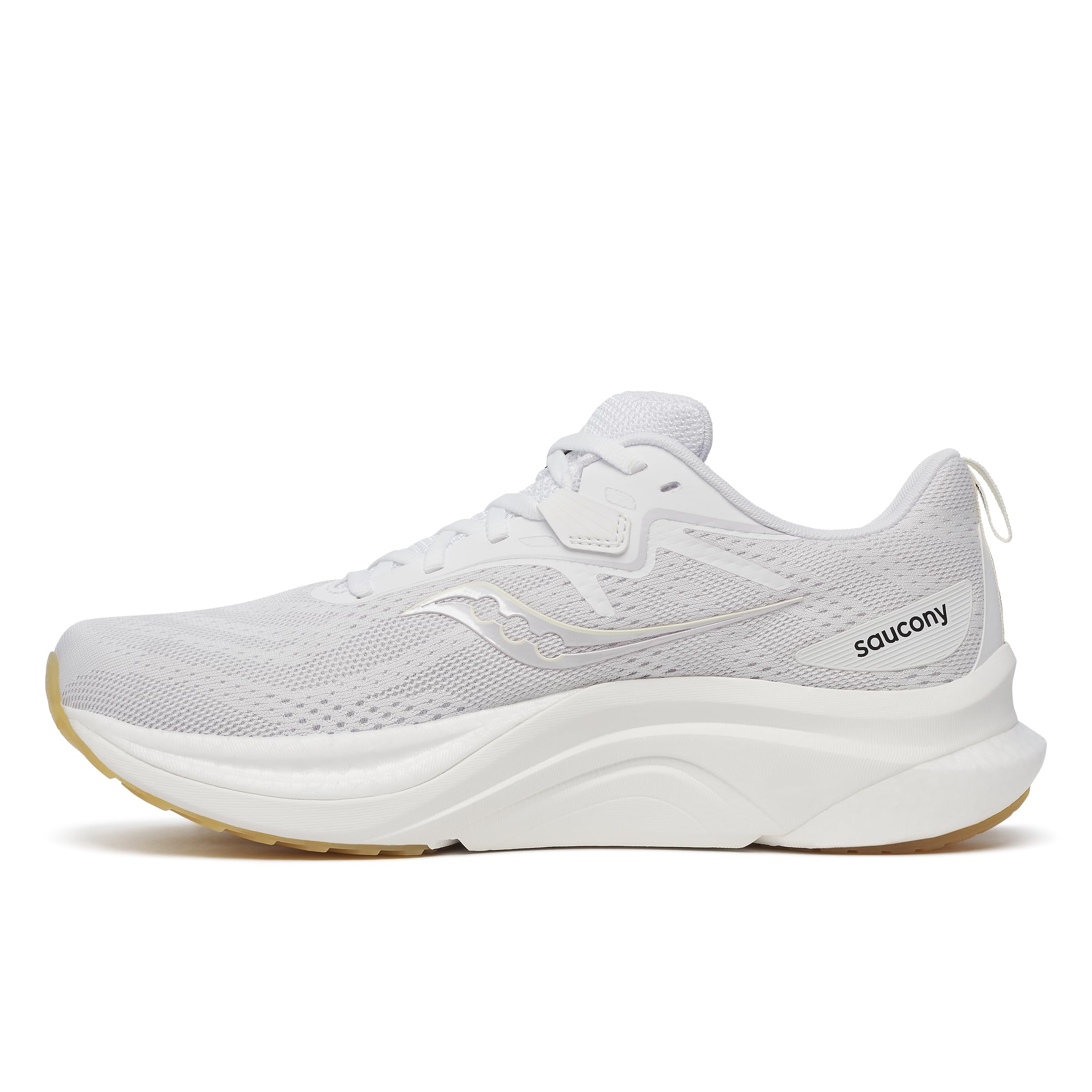 Saucony Men’s Tempus 2 Sneaker, White/Gum, 7