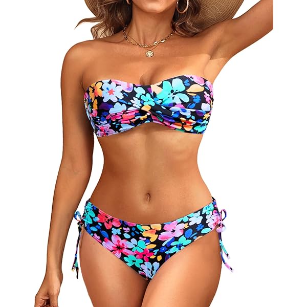 Verano Mujer Traje De Baño De Dos Piezas Con Rayas Bikini Talla Grande Cintura Alta Anudado En La Cintura Ropa De Baño De Diseñador Al Por Mayor - China La Ropa Interior