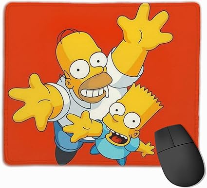 Amazon マウスパッド ザ シンプソンズ 人気 大型 おしゃれ かわいい 萌え ゲーミング おおきめ 耐久性が良い 疲労低減 防水 滑り止め 水で洗える 多用途 高級感 ゲーム用 アニメ 25 30cm マウスパッド 通販