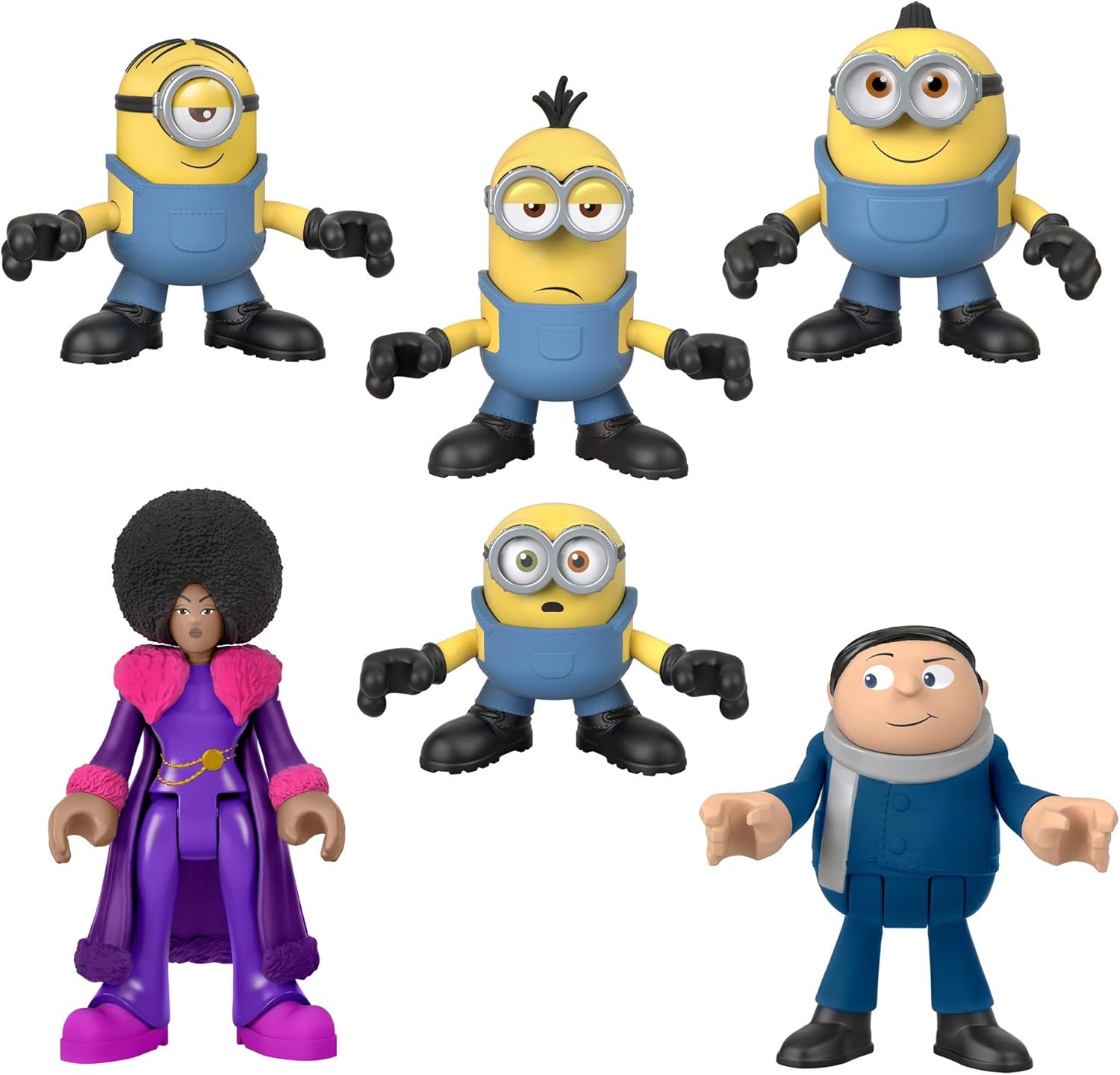 FisherPrice Imaginext Minions Figure Pack, set of 6 film character