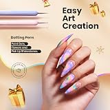 beetles Gel Polish Nail Art Brushes Set Gel Extension Builder Liner Dotting Pen view 4