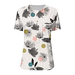 Gray Summer Tops for Women 2023 Vacation Spring