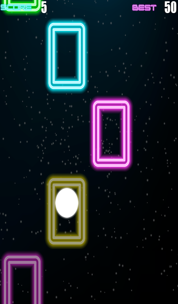 Neon Tiles Space Hop Ad-Free