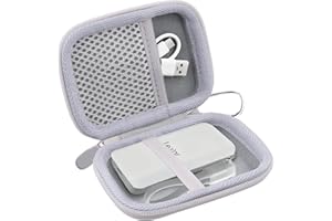 Khanka Hard Stroage Case for Lexar ES4 1TB / ES5 2TB / SL500 Portable External SSD, Travel Bag for Lexar ES4 1TB / ES5 2TB / 